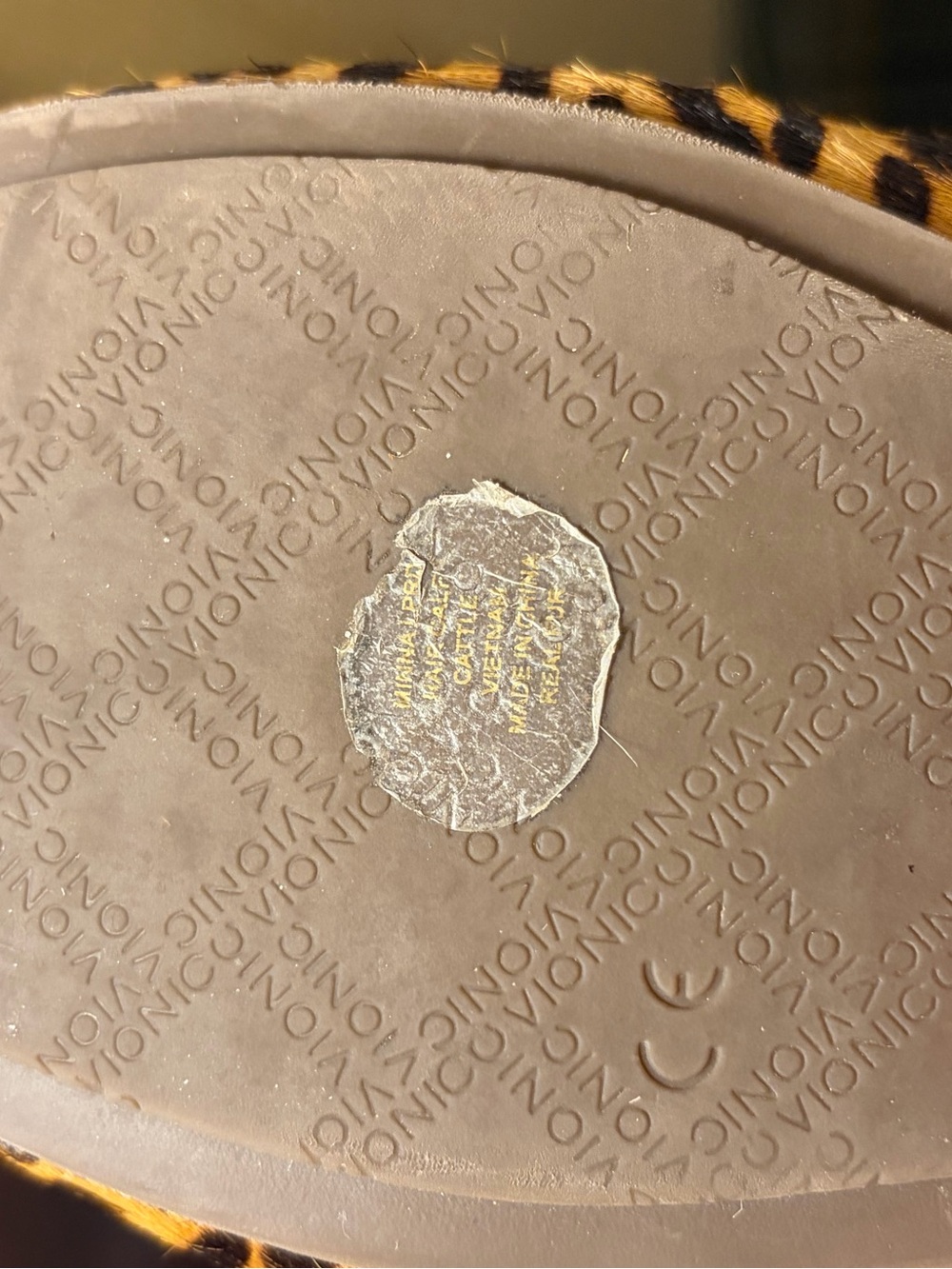 Vionic Leopard Print Ballet Flats - Picture 8 of 8